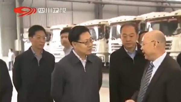 原四川省委书记王东明调研KU游体育新闻（片段）